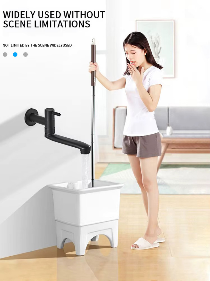 FALANGSHI Wand-Wasserhahn für Outdoor und Pool aus Kupfer Messing Modell WB1141 - Bild 2