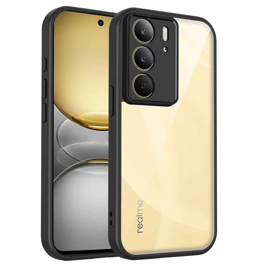 Transparente Silikon Handyhülle mit Luftpolster und matter Rückseite für Realme C75, C71, C73, C75X und Realme 14X - Bild 3
