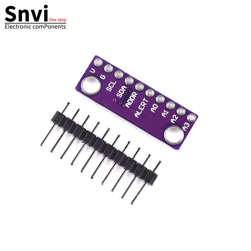 Snvi ADS1115 ADS1015 Modul 16 Bit I2C ADC 4 Kanal mit Pro Gain Verstärker Blau für Arduino und Raspberry Pi - Bild 2