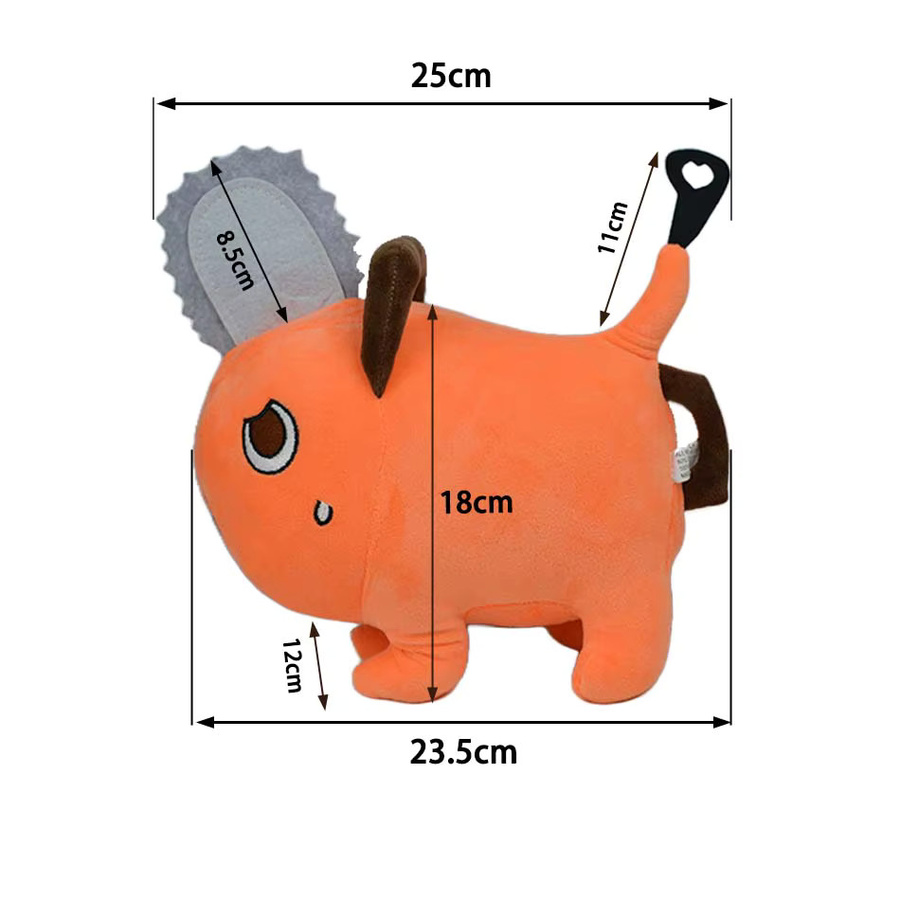 Pochita Chainsaw Man Plüsch Puppe, 25 cm - Bild 2