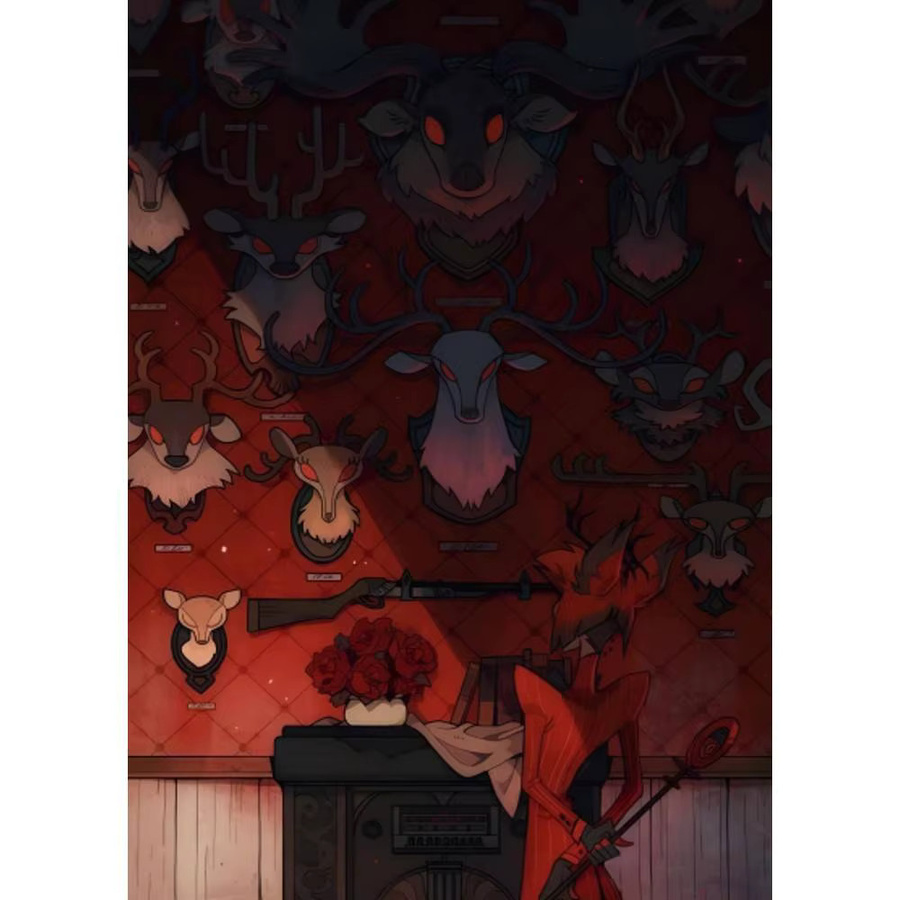Selbstklebendes Hazbin Hotel Poster aus Papier in Mehrfarbig für deine Wandgestaltung - Bild 7