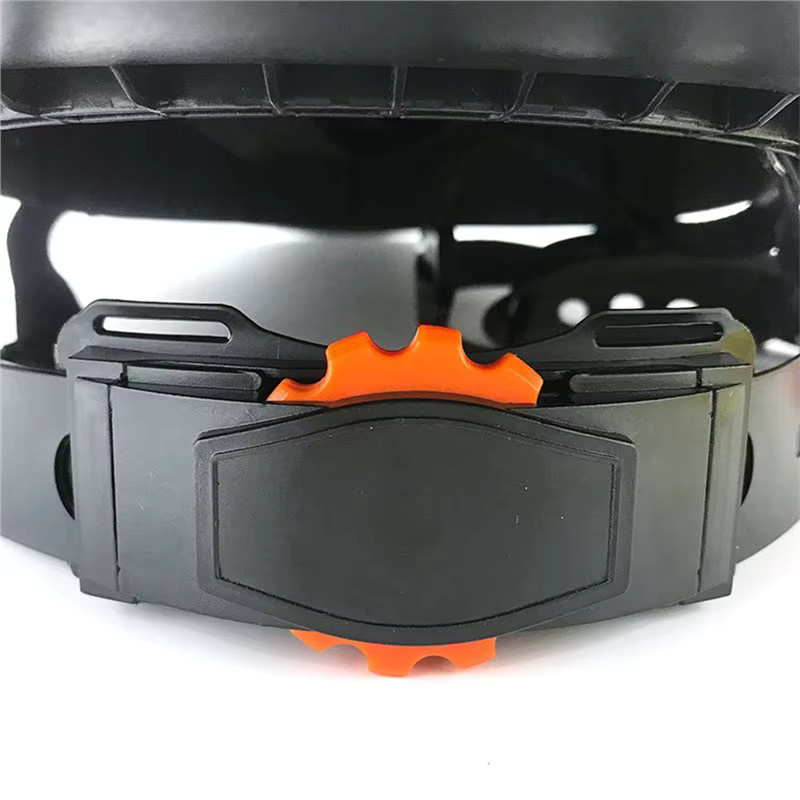 Tech Cowboy Schutzhelm aus HDPE mit voller Krempe und Lüftungsloch für Bau und Eisenbahnrettung in Weiß oder Schwarz - Bild 2