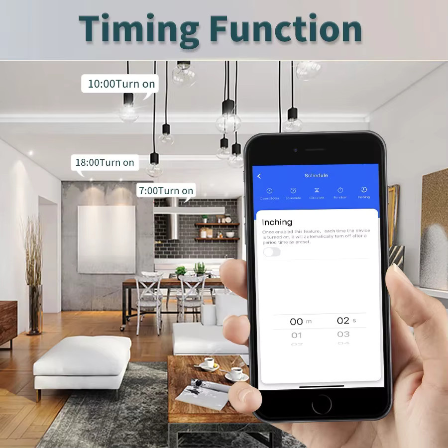 GGBEE Tuya WiFi Smart Licht Schalter in Weiß mit RF 433 MHz Push Button für Alexa und Google Home - Bild 2