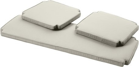 Cinas Kissen-Set Rosenborg, 3er Set, sandfarben beige, rechteckig, waschbare Bezüge - Bild 1