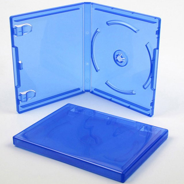 Schutzbox für PS4 Spiele und CDs in Blau, B/T/H: 170 x 135 x 14 mm - Bild 1