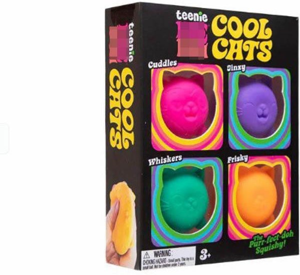 Binchi Katzen-Mini-Fingerspitzen-Quetschspielzeug, Stressabbau-Spielzeug - Bild 1