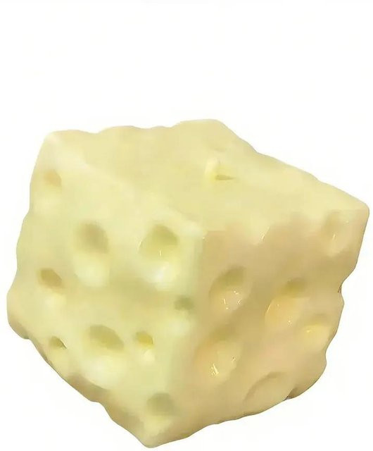 Käse Jumbo Würfel Stressball, Großer Käse, Formbarer Knetball, Fidget Spielzeug - Bild 1