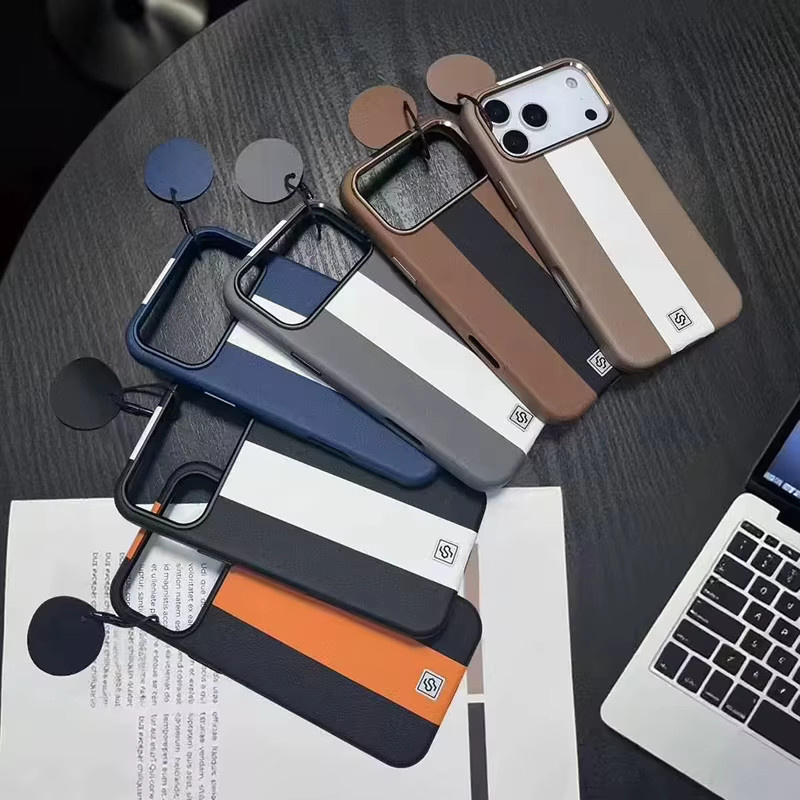 Apple iPhone Schutzhülle aus PU Leder mit MagSafe Magnetfunktion in Grün für iPhone 17 Pro Max, iPhone 15, iPhone 14 und iPhone 13 - Bild 2