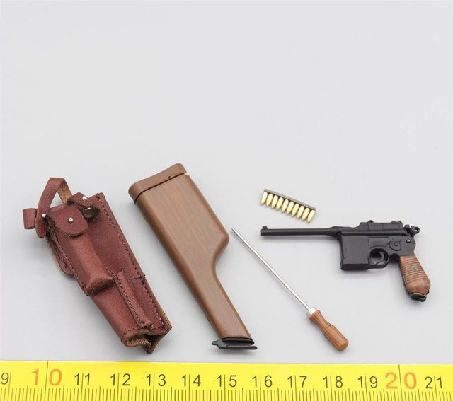 DID D11015 Soldatenpuppe Zusatzwaffen Mao Se C96, Zubehör, 1/6 Maßstab - Bild 1