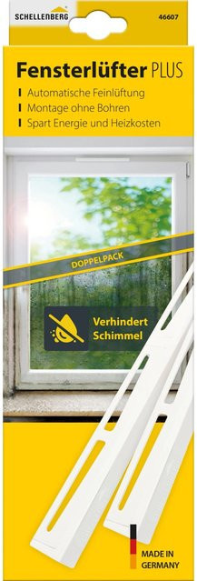 Schellenberg Fensterlüfter Plus Weiß Doppelpack - Bild 1
