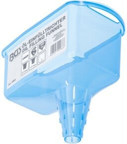 BGS Öl-Einfülltrichter 9986 aus Kunststoff in Blau mit 850 ml Reservoir - Bild 1