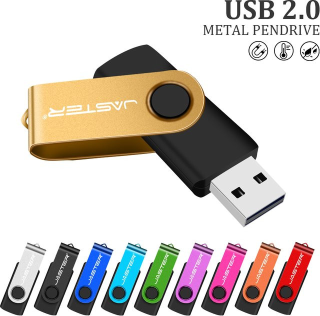 JASTER USB-Flash-Laufwerk in Grün mit USB-A Anschluss - Bild 1