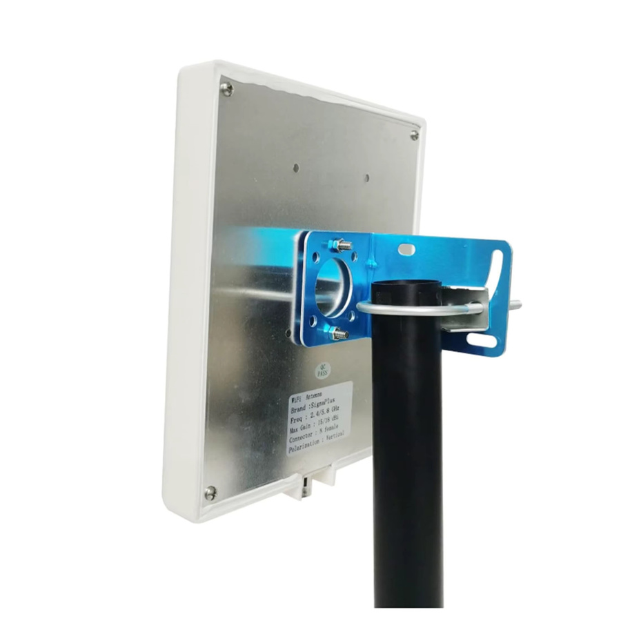 SignalPlus Dual-Band Outdoor WLAN-Richtantenne 2,4GHz und 5,8GHz mit 15dBi Gewinn in Weiß - Bild 2