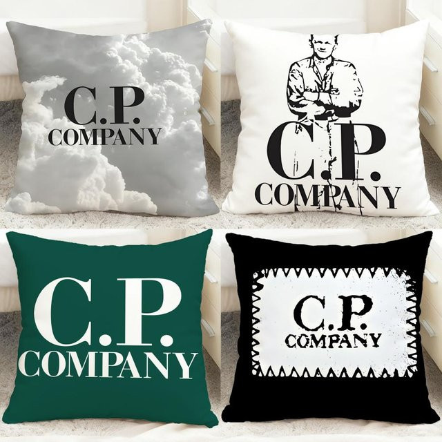 Wendbarer Kissenbezug von CCC.P. CompanyS in Schwarz und Grau, quadratisch, B/B/H: 30 x 30 x 30 cm - Bild 1