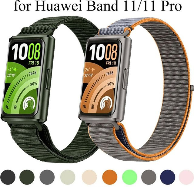 Huawei Uhrenarmband Nylon, green, Unisex - Bild 1