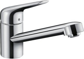 Hansgrohe Focus SPT 100 Einhebelmischer für das Waschbecken mit EcoCoolStart und schwenkbarem Auslauf in Chrom - Bild 1