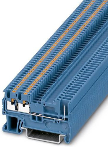 Phoenix Contact Durchgangsreihenklemme 3,5 mm Schnellanschluss Blau 50 Stück - Bild 1
