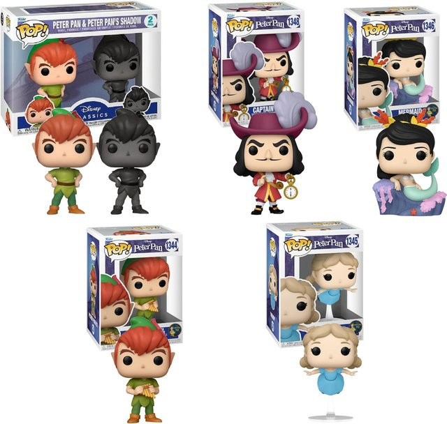 Funko Disney Peter Pan 6er Set Bunt / Mehrfarbig - Bild 1