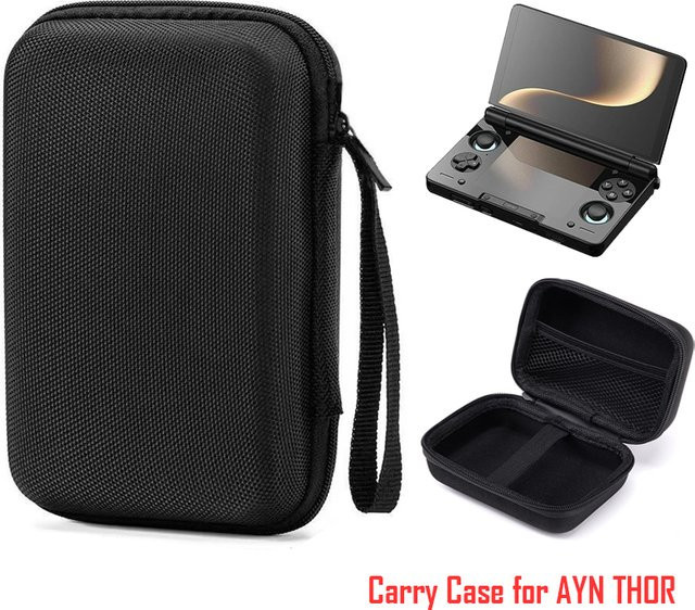 GMAXFUN Tragbare Reise-Tasche aus Nylon für die Ayn Thor Handheld-Konsole, Schwarz - Bild 1