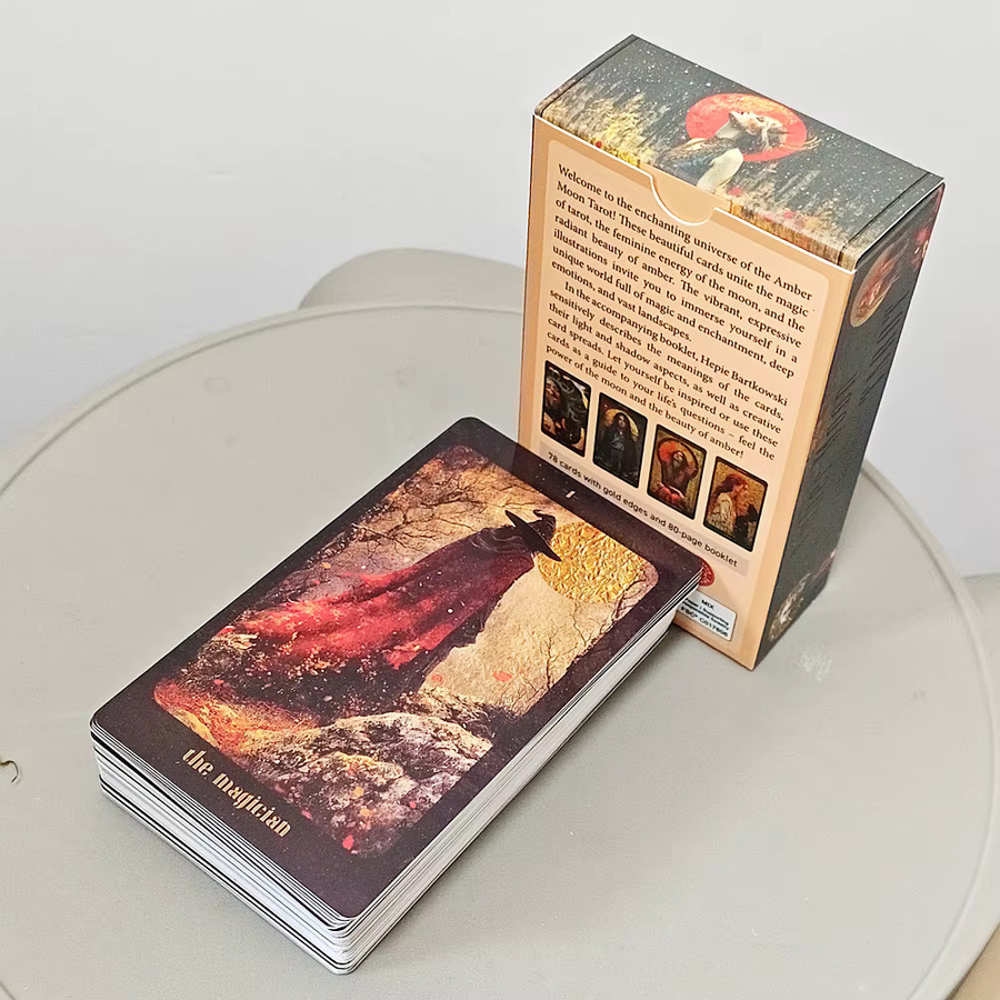 Amber Moon Tarot-Deck, Fantasy, Wahrsageset, 78 Karten - Bild 1