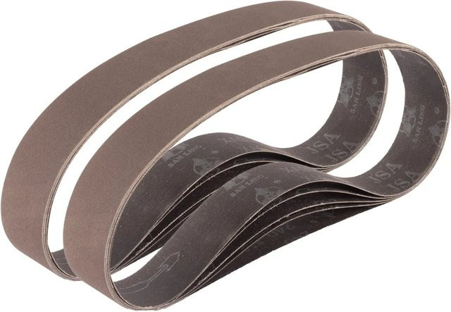 STAHLWERK Schleifband 10er Set Körnung P240 für Metall und Holz B: 40 mm, L: 760 mm - Bild 1