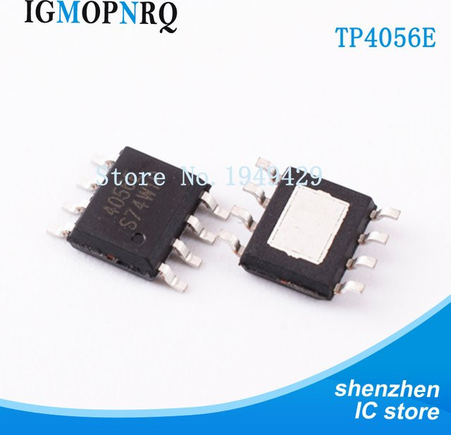 10 Stück TP4056 SOP-8 SMD Laderegler Module in Schwarz - Bild 1