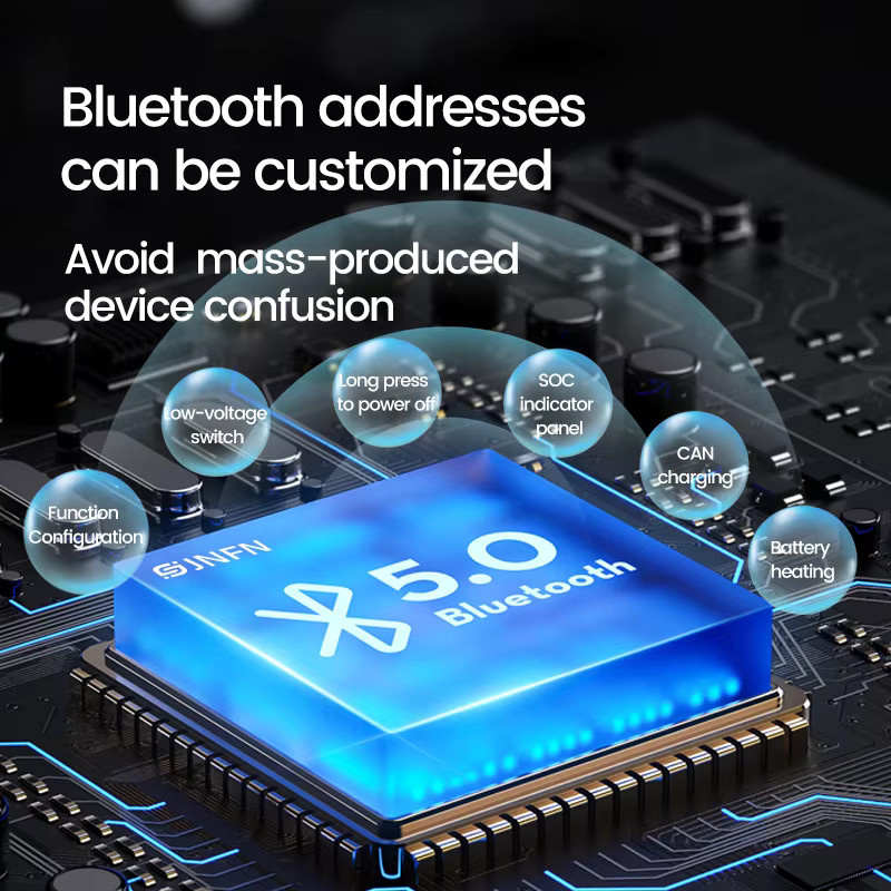 ANT BMS Smart BMS für LiFePO4 und LTO Akkus, kompatibel mit 13S bis 24S, 48V 60V 72V - Bild 2