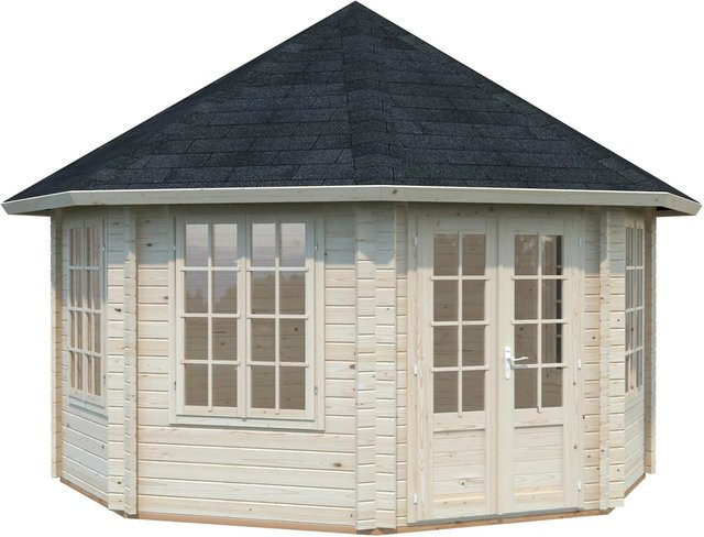 Palmako Holz-Pavillon Hanna klar tauchgrundiert B/T: 421 x 421 cm - Bild 1