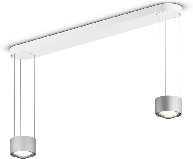 Occhio Sento sospeso due LED-Pendelleuchte in Chrom matt mit Glas-Ausführung, dimmbar, höhenverstellbar, warmweiß 3000K - Bild 1
