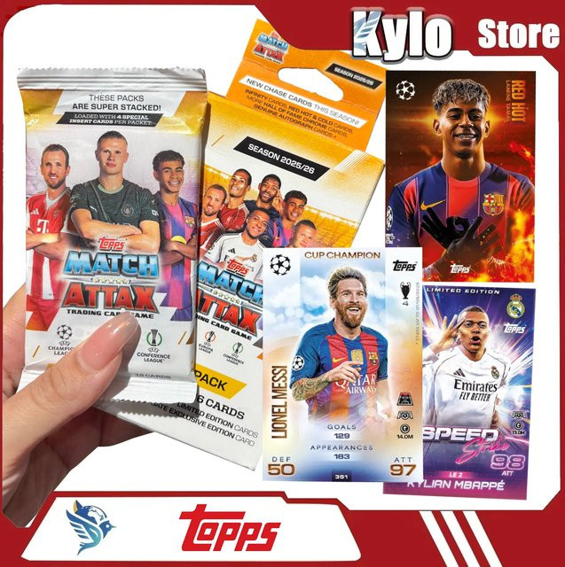 Topps Champions League Match Attax Eco Pack, Fußball-Sammelkarte, Set / Bundle - Bild 1