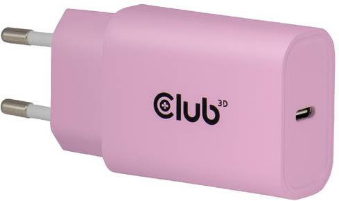 Club3D CAC-3021 USB Ladegerät 30W mit USB-A und USB-C in Pink - Bild 1