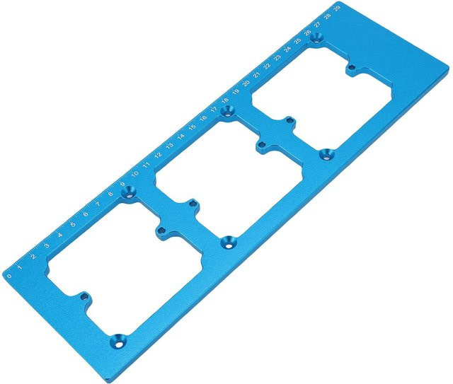 Fishine Lochstanzform für 86 Typ Drahtkästen und Steckdosendosen aus Aluminiumlegierung, Blau - Bild 1