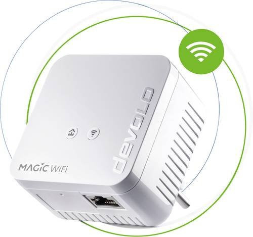 Devolo Magic 1 WiFi mini Powerline WLAN Erweiterungsadapter in Weiß mit Ethernet/LAN - Bild 1
