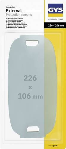 Toolit PROMAX 9-13 045781 Ersatzscheiben für Schweißerschutzhelm, transparent - Bild 1