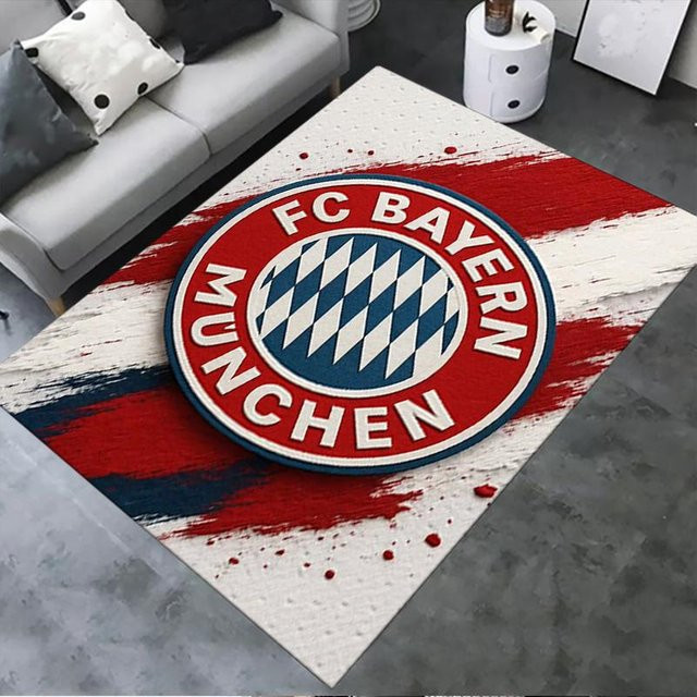 On My Love Home FC Bayern München Teppich, rot, B/T: 120 x 100 cm - Bild 1