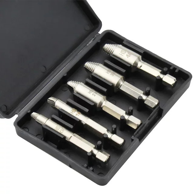 Lsmake Schraubenentferner-Set aus Schnellarbeitsstahl für beschädigte Schrauben - Bild 1