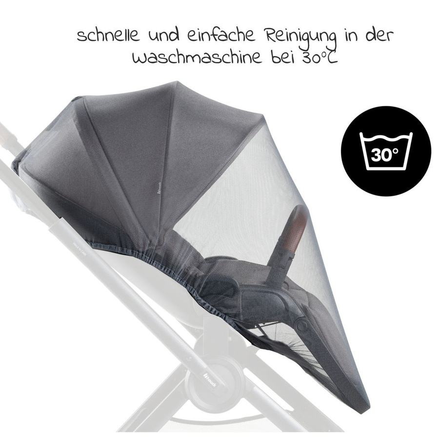 Hauck Universal Insektenschutz Moskitonetz für Kinderwagen und Buggy in Grau - Bild 4