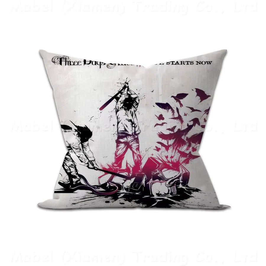 Personalisierte Deko-Kissen Three Days Grace Band Design von kayoom, quadratisch, B/T/H: 45 x 45 x 45 cm - Bild 5