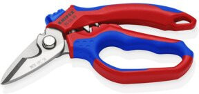 Knipex Gewinkelte Elektrikerschere 95 05 20 SB mit Mehrkomponenten-Hüllen und glasfaserverstärktem Griff, 160 mm - Bild 2