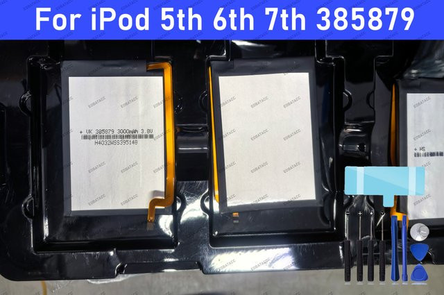 Apple Ersatzakku mit 3000 mAh für iPod 5. Generation Video und iPod 6. Generation Classic in Weiß - Bild 1