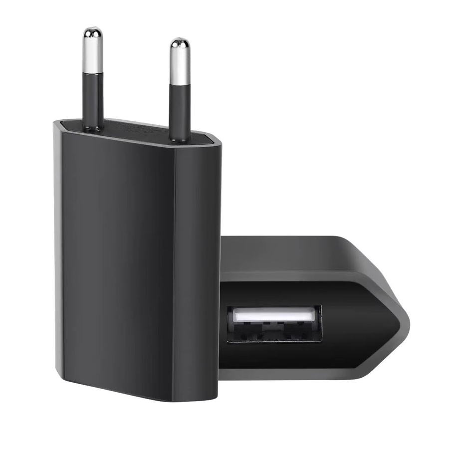 TAQKRED Universal USB Wandladegerät 5W mit EU-Stecker in Schwarz für iPhone und Smartphones - Bild 5
