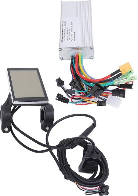Fishine Bürstenloses Controller Kit mit M5 LCD Display Panel und Sinuswellen-Technik, 450W 500W, Grau - Bild 1