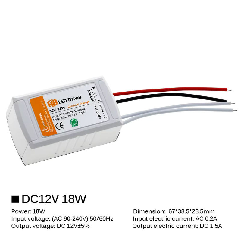 TRANYTON LED-Treiber Netzteil DC 12V für LED-Streifen mit 18W - Bild 3