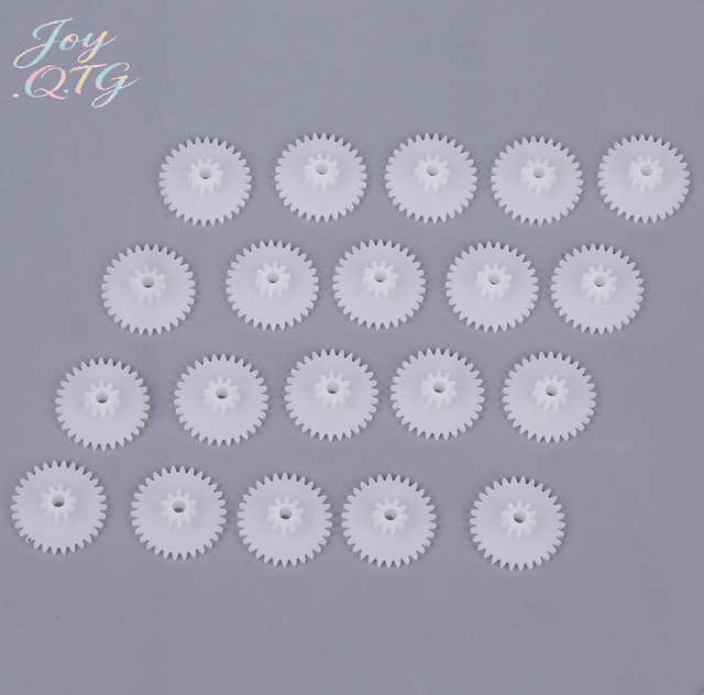 ZTOYL 30102B Untersetzungs-Schneckengetriebe, 20-teiliges Set, 30-Zahn-Kunststoffzahnräder - Bild 1