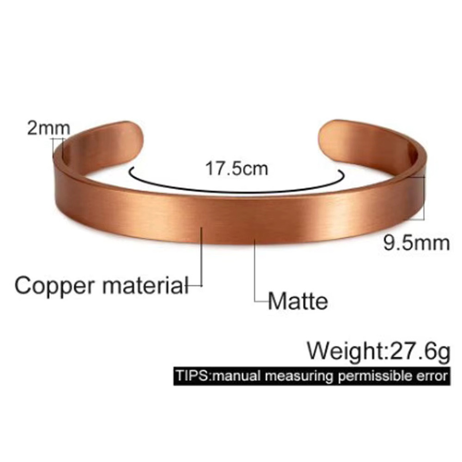 RUIYI Kupferarmband, Kupfer, Unisex - Bild 2
