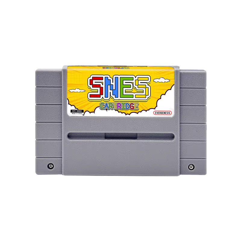 EVERGENESIS 3000 in 1 V12 SNES Spielkarte mit 8 GB TF-Karte, SFC Super Famicom Spielkassette für Retro-Konsolen, Schwarz - Bild 4