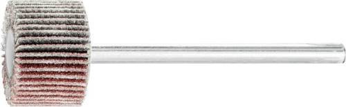 PFERD Korund Fächerschleifer für Feinschliff und Finish, Durchmesser: 15 mm, Breite: 10 mm, Schaft-Durchmesser: 3 mm, Körnung: A180, 10 Stück - Bild 1