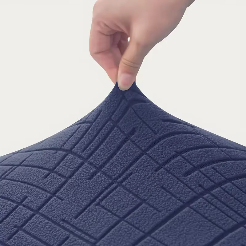 Yupartex Jacquard-Muschel-Stuhlhussen aus elastischem Spandex für armlose Esszimmerstühle - Bild 2