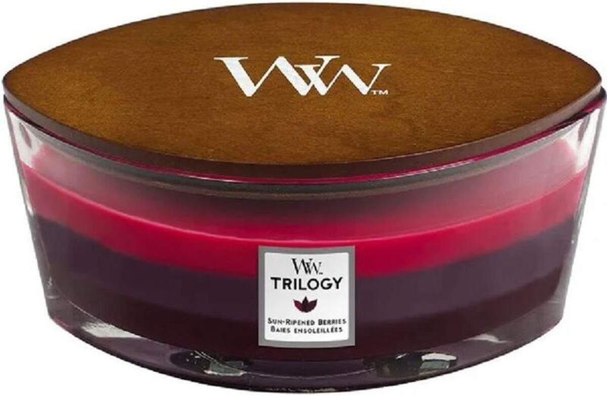 Woodwick Ellipse Trilogy Duftkerze in Transparent und Mehrfarbig - Bild 1