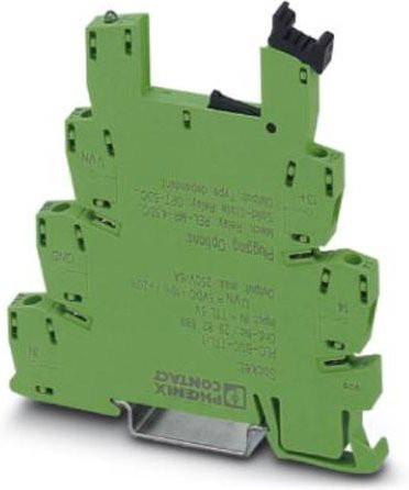 Phoenix Contact PLC-BSC-TTL/1 Relaissockel, Grün, 10 Stück - Bild 1